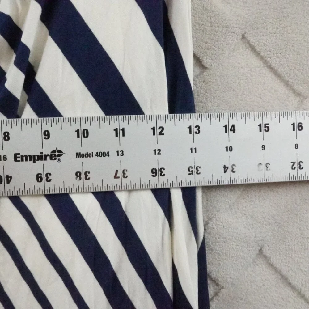 Soft Surroundings Vela Infinity Maxi Dress Striped Nautica Jersey Resortwear - Picture 9 of 12